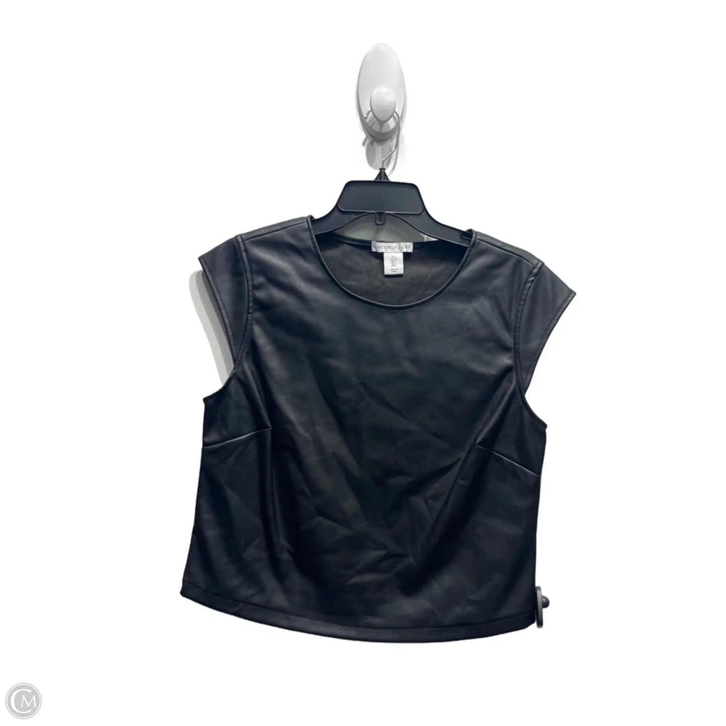 Top Short Sleeve By Sincerely Jules In Black, Size: L
