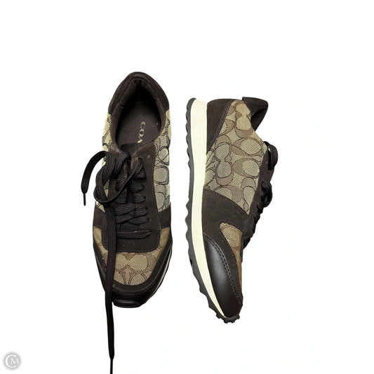 Shoes Designer By Coach In Brown, Size: 7.5