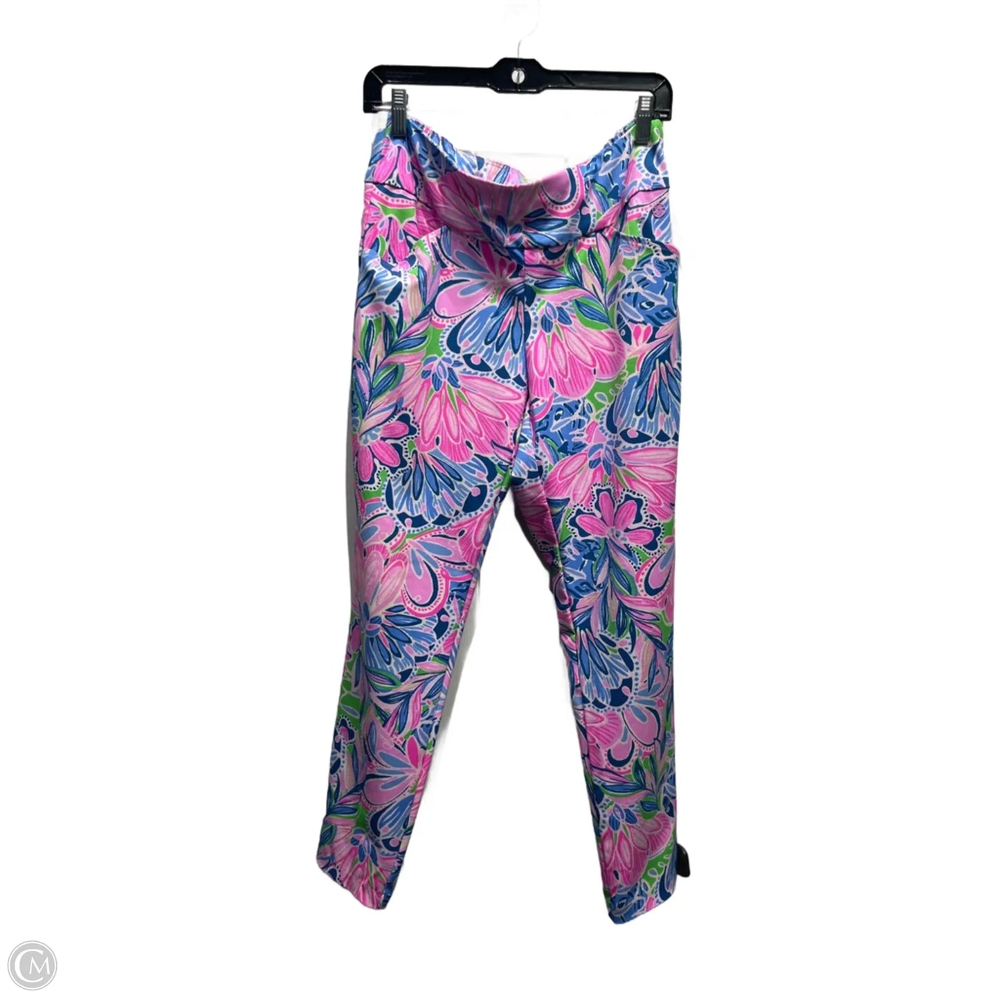 Pants Designer By Lilly Pulitzer In Blue & Pink, Size: 8