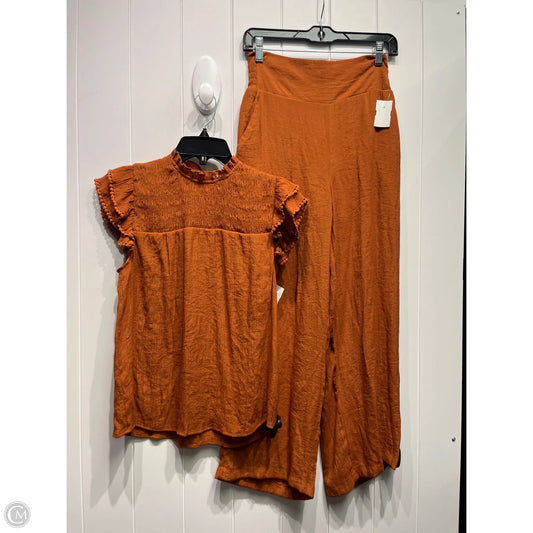 Pants Suit 2pc By Nanette By Nanette Lepore In Orange, Size: S
