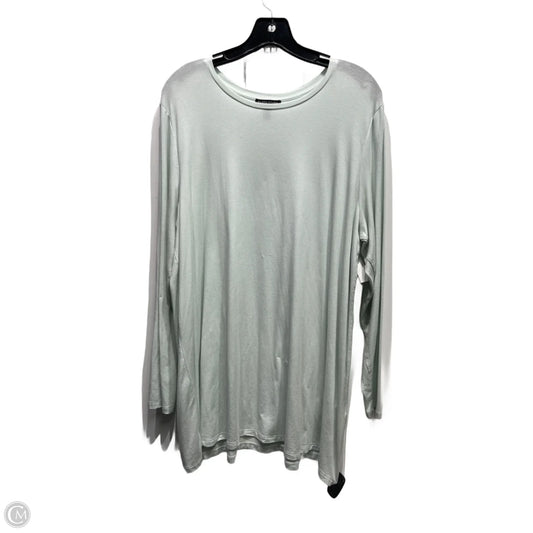 Top Long Sleeve Basic By Eileen Fisher In Green, Size: L