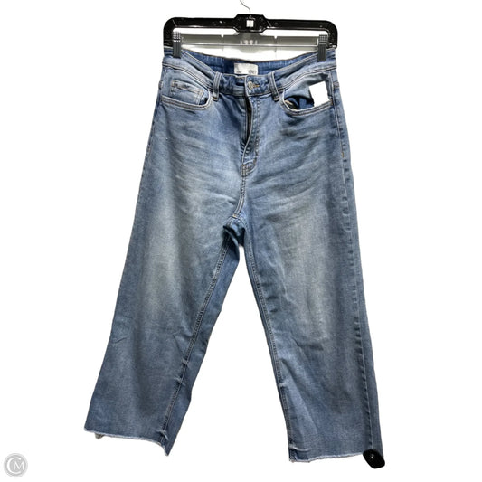 Jeans Cropped By Vervet In Blue Denim, Size: 8