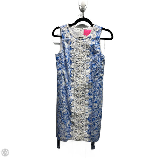 Dress Designer By Lilly Pulitzer In Blue & White, Size: Xs