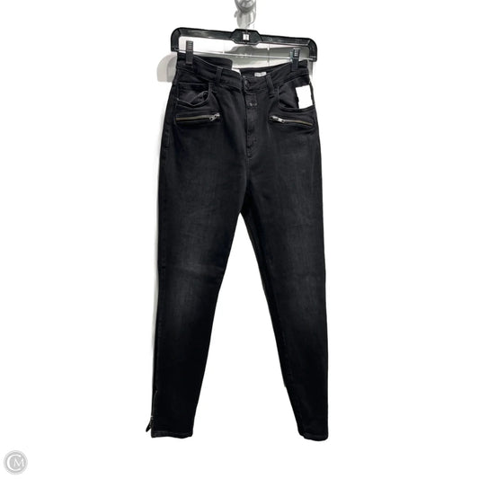 Jeans Straight By Closed In Black Denim, Size: 10