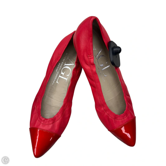 Shoes Flats By Agl In Red, Size: 8
