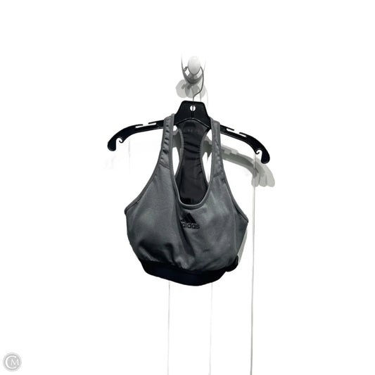 Athletic Bra By Adidas In Grey, Size: L