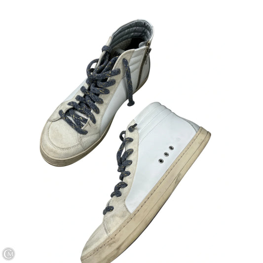 Shoes Sneakers By P448 In Cream, Size: 10