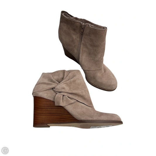 Boots Ankle Flats By Sole Society In Brown, Size: 10