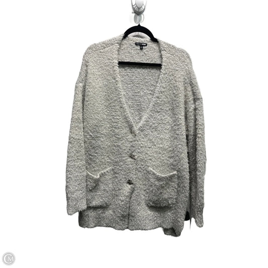 Sweater Cardigan By Fashion Nova In Grey, Size: 1x