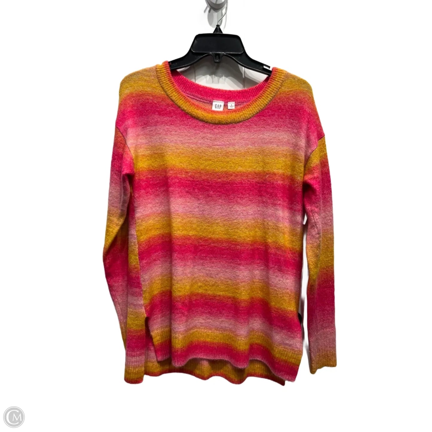 Sweater By Gap In Orange & Pink, Size: S