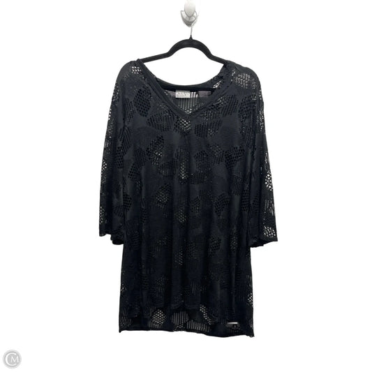 Top Long Sleeve By Clothes Mentor In Black, Size: Osfm