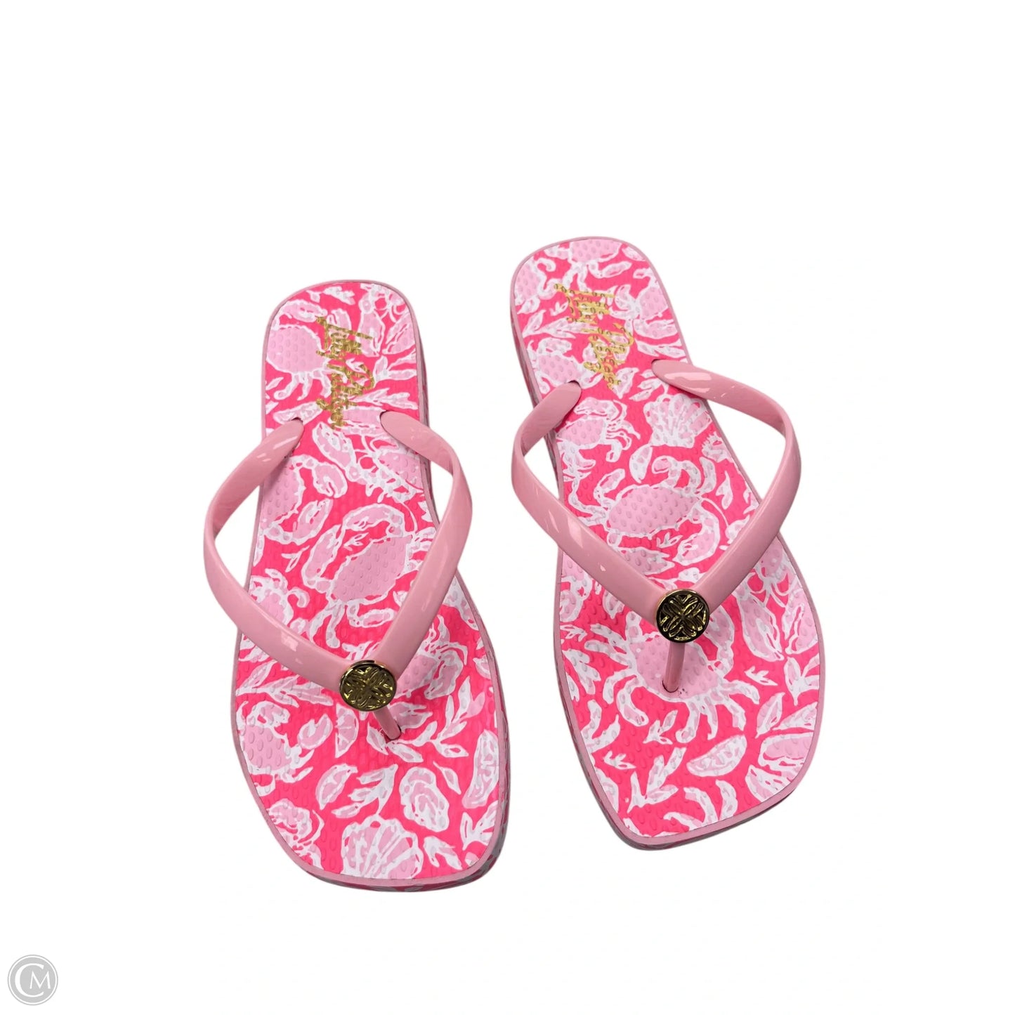 Sandals Designer By Lilly Pulitzer In Pink, Size: 11
