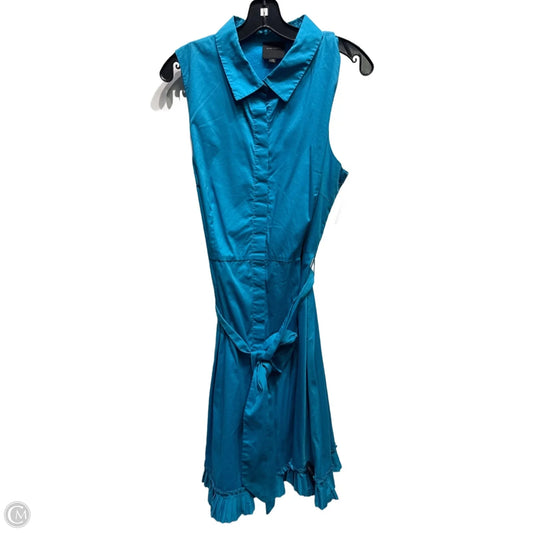 Dress Casual Short By Alex Marie In Teal, Size: Xl