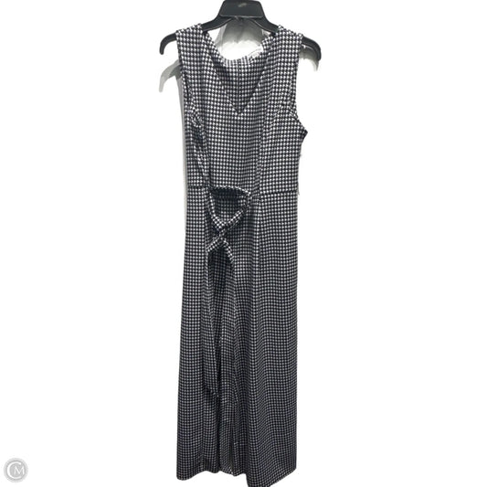 Jumpsuit By Calvin Klein In Black & White, Size: L