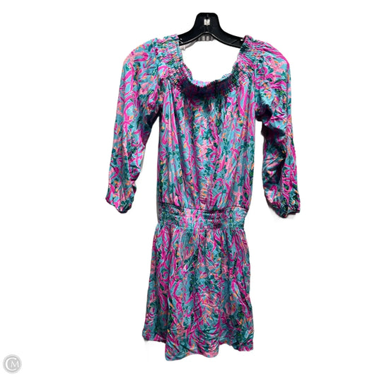 Romper Designer By Lilly Pulitzer In Blue & Pink, Size: Xs