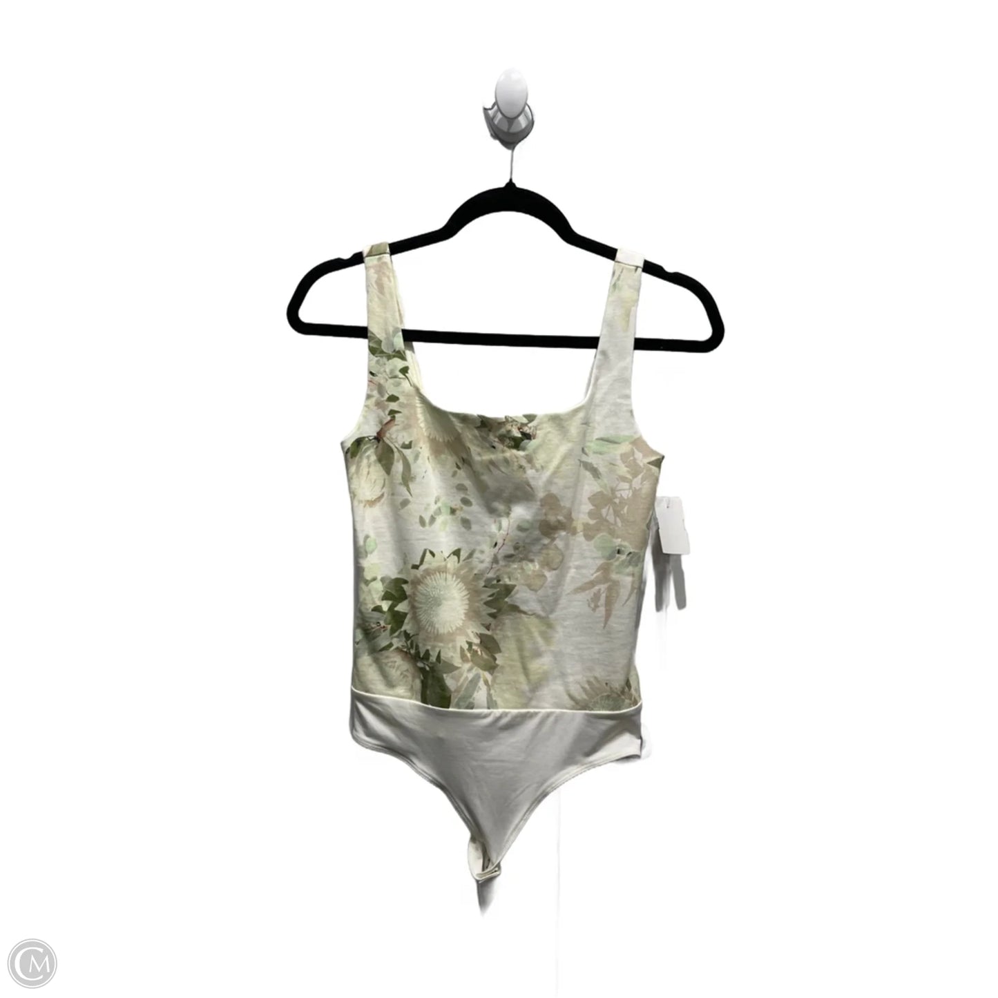 Bodysuit By Express In Green, Size: Xs