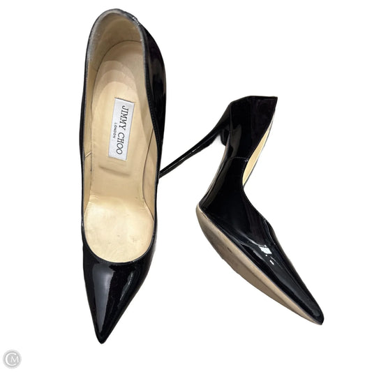 Sandals Luxury Designer By Jimmy Choo In Black, Size: 13