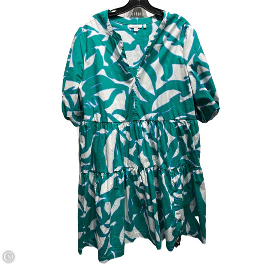 Dress Casual Short By Chicos In Green, Size: Xl