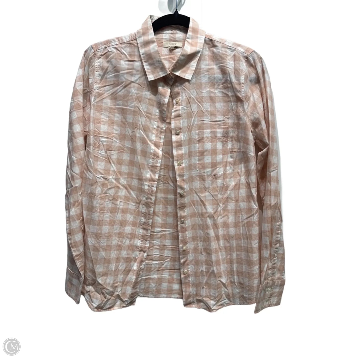 Top Long Sleeve By J. Crew In Peach, Size: Xs