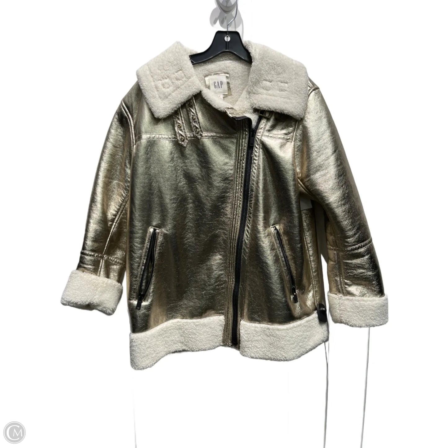 Coat Other By Gap In Gold, Size: M