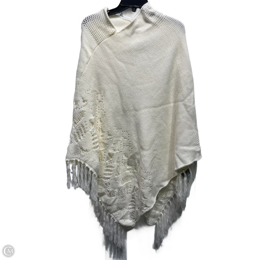 Shawl By Clothes Mentor In Cream, Size: Osfm