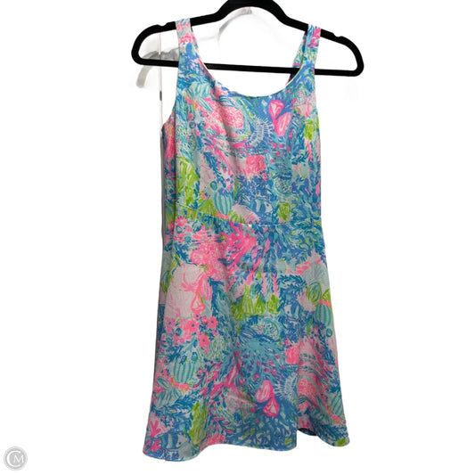 Dress Designer By Lilly Pulitzer In Blue & Pink, Size: Xl