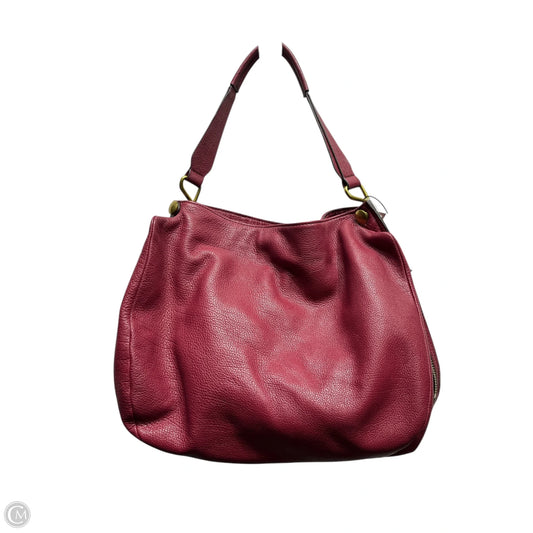 Handbag Leather By Oryany, Size: Large