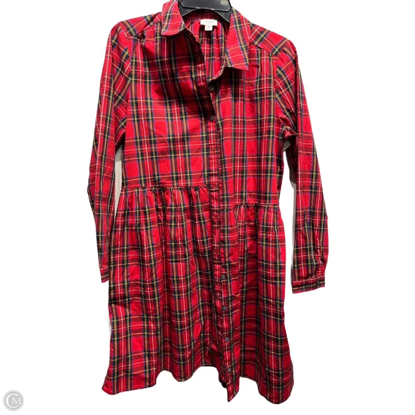 Dress Casual Short By J. Crew In Blue & Red, Size: M