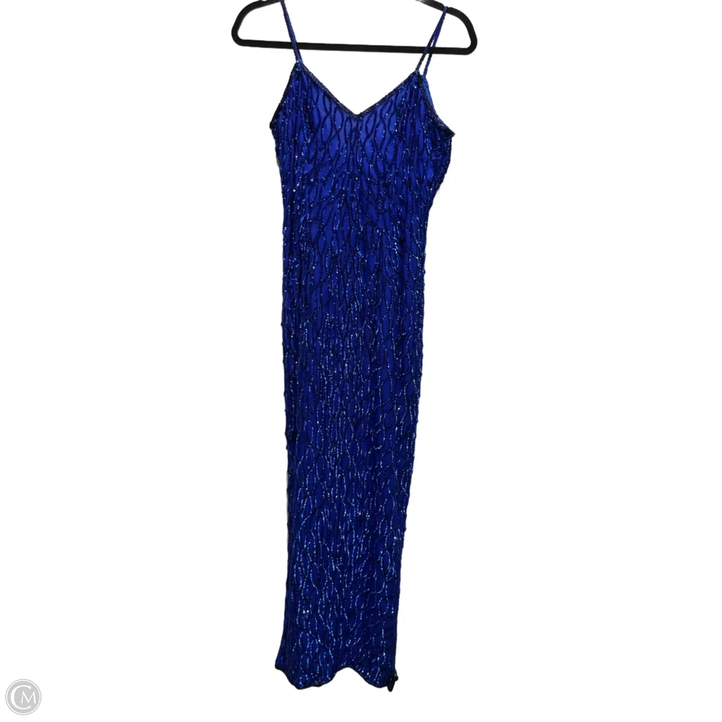 Dress Party Long By Lawrence Kazar In Blue, Size: M