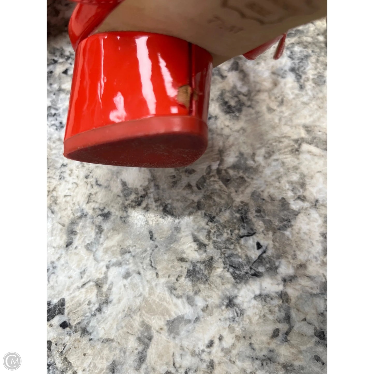 Sandals Designer By Tory Burch In Orange, Size: 7.5