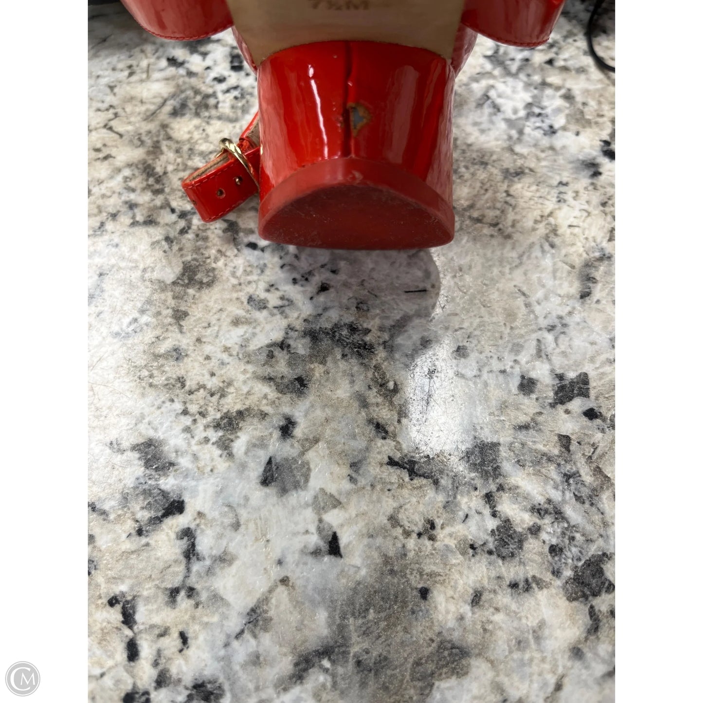 Sandals Designer By Tory Burch In Orange, Size: 7.5