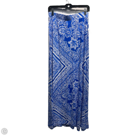 Skirt Designer By Lilly Pulitzer In Blue & White, Size: M