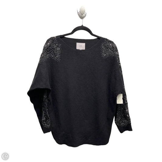 Sweater By  liv Milano In Black, Size: M