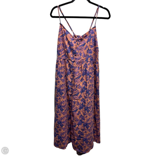 Dress Casual Short By Universal Thread In Orange & Purple, Size: 2x