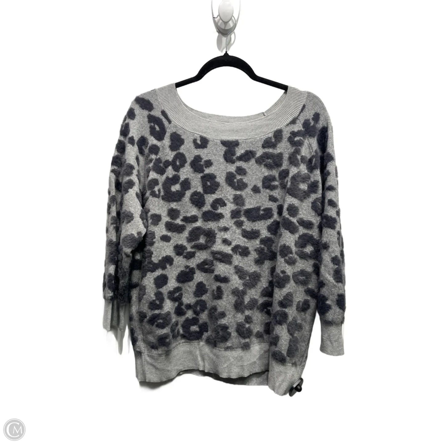 Sweater By Loft In Grey, Size: Xl