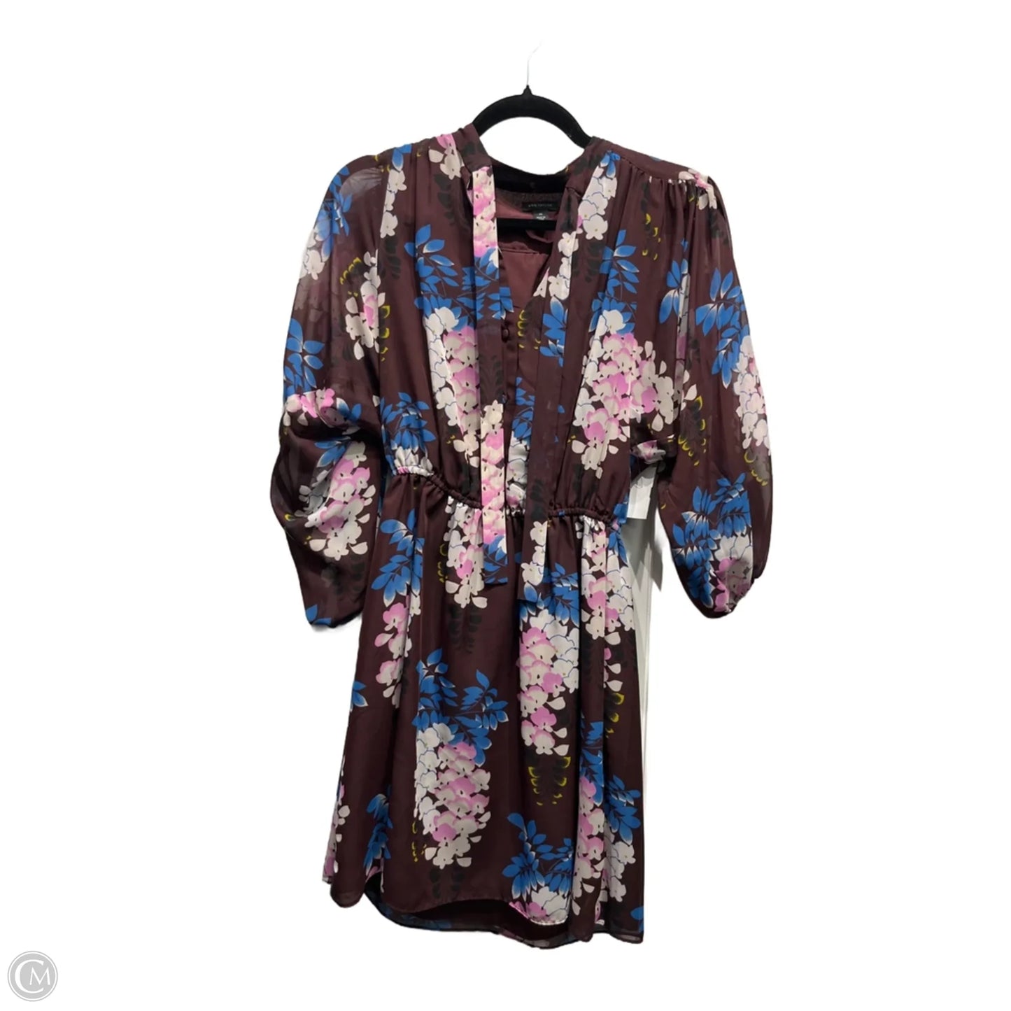 Dress Work By Ann Taylor In Blue & Red, Size: Xs