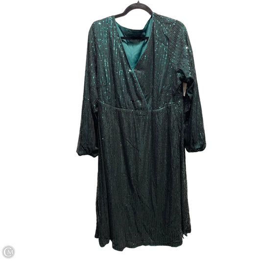Dress Party Short By Clothes Mentor In Green, Size: Xl