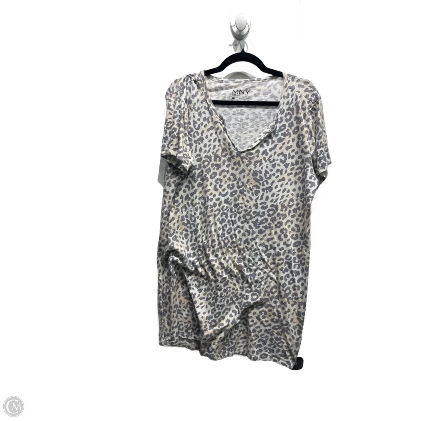 Dress Casual Short By Marc New York In Grey & Orange, Size: Xl