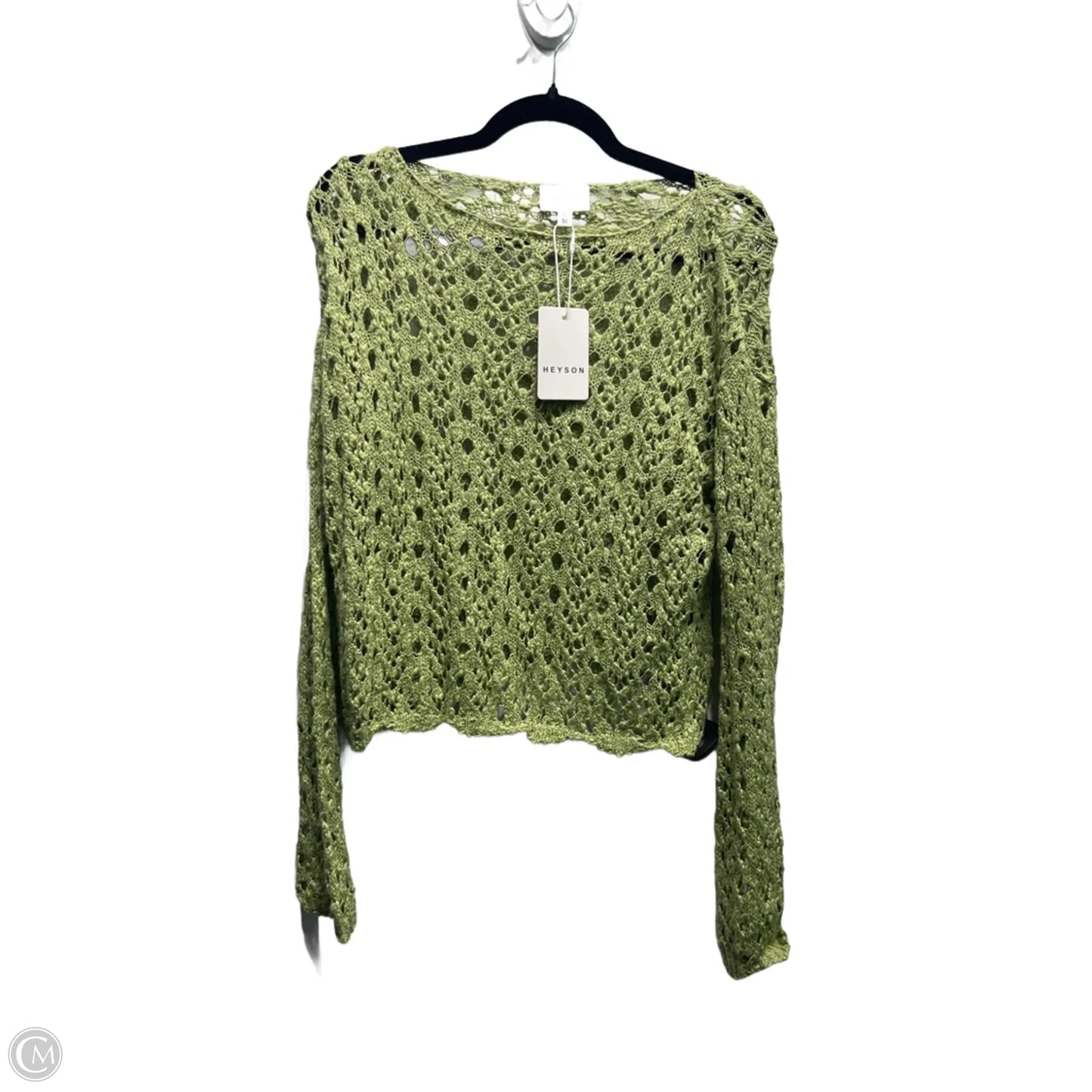 Sweater By Heyson In Green, Size: M