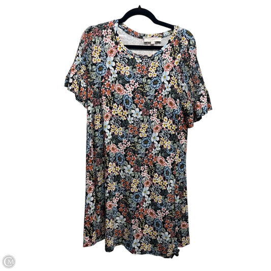 Dress Casual Short By Loft In Black & Blue, Size: M