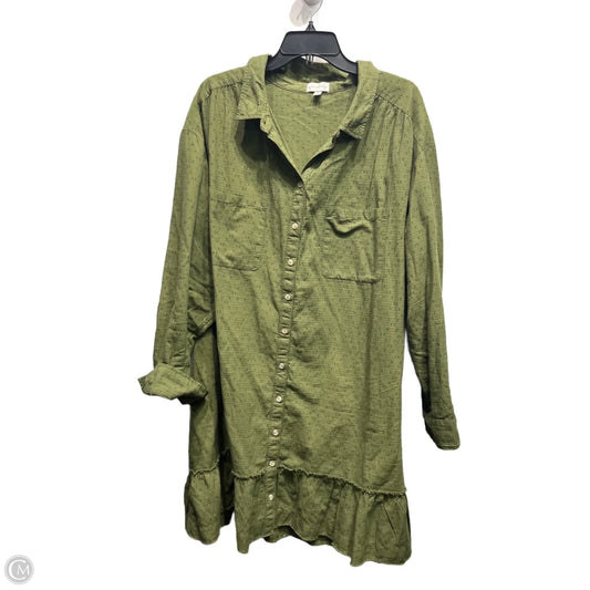 Dress Casual Short By Wonderly In Green, Size: 3x