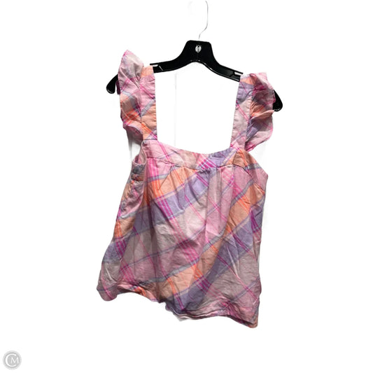 Top Sleeveless By Lilly Pulitzer In Pink & Purple, Size: M
