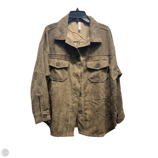 Jacket Other By Zenana In Brown, Size: M