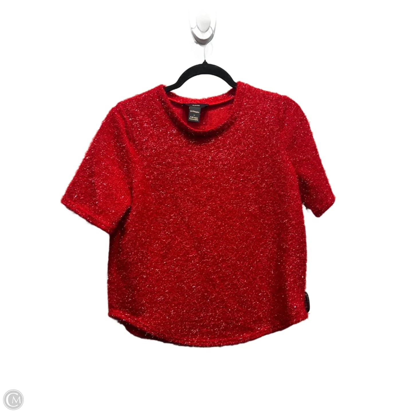 Sweater Short Sleeve By RAIN In Red, Size: M