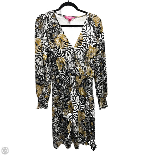 Dress Designer By Lilly Pulitzer In Black & Brown, Size: S