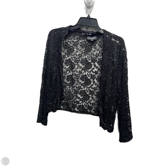 Cardigan By Connected Apparel In Black, Size: M