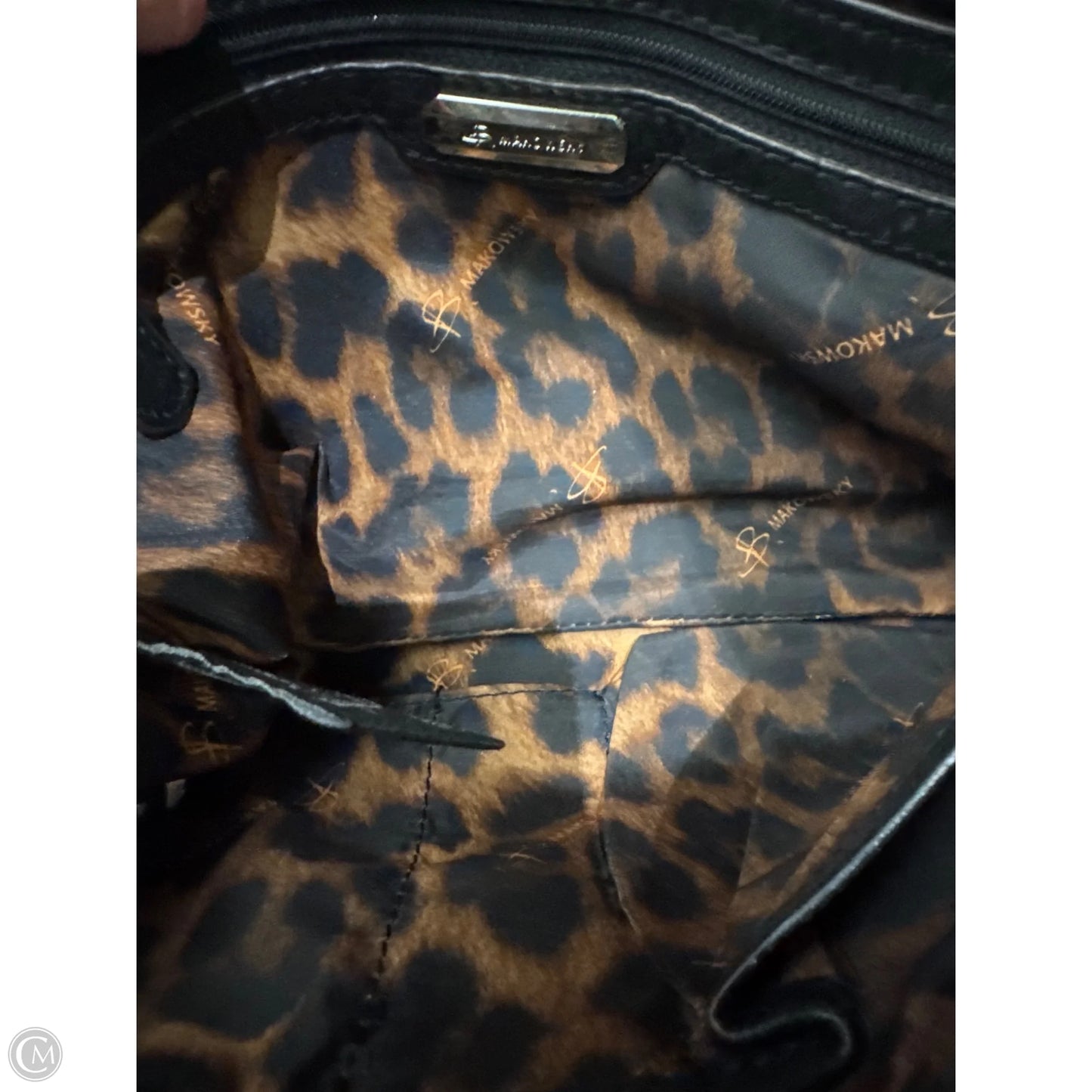 Crossbody Leather By B. Makowsky, Size: Medium