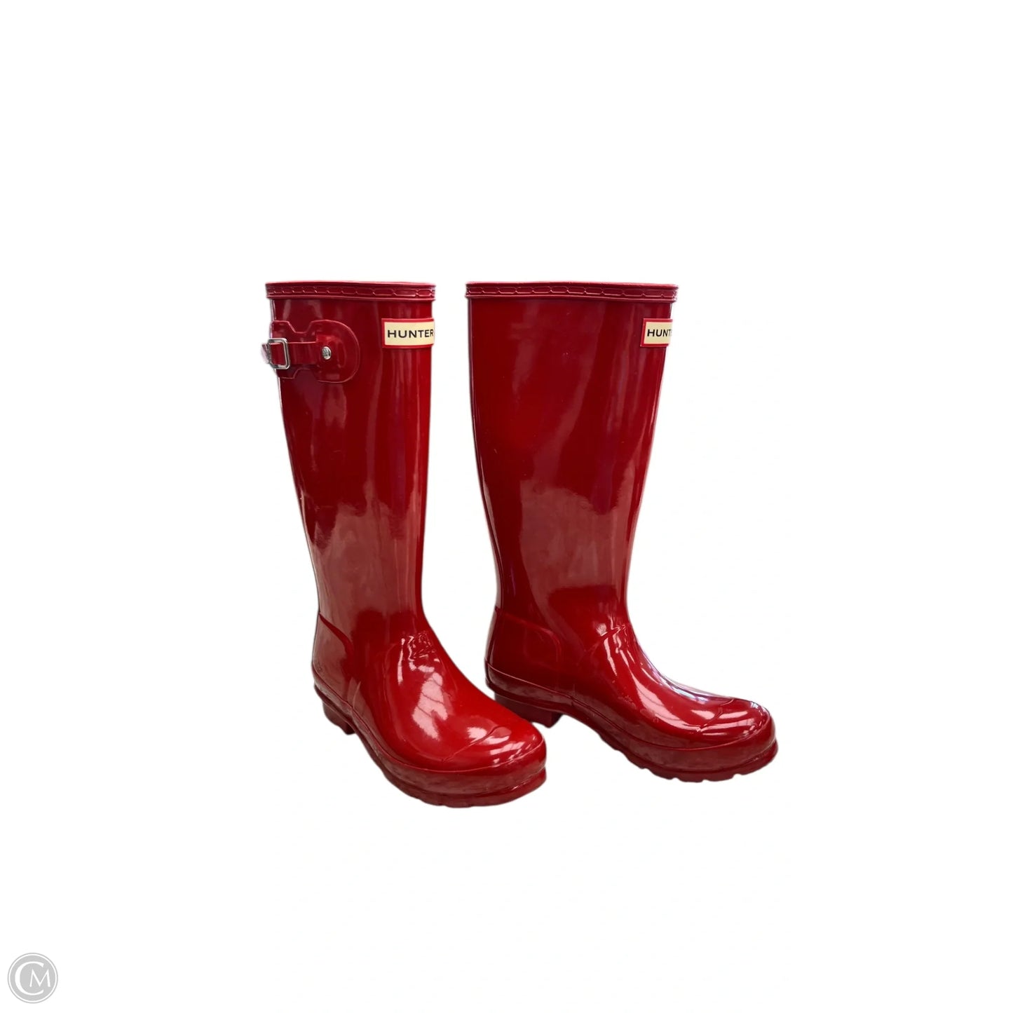 Boots Rain By Hunter In Red, Size: 5