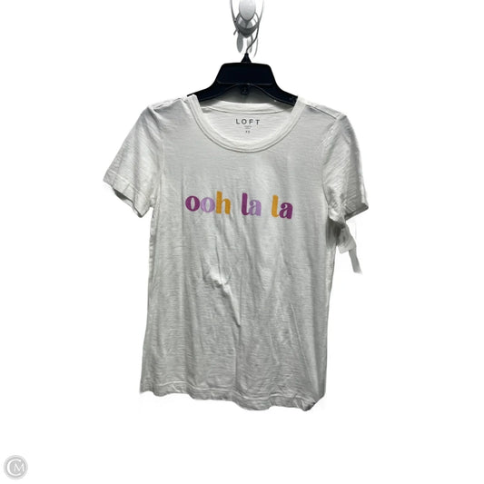 Top Sleeveless Basic By Loft In White, Size: Xs