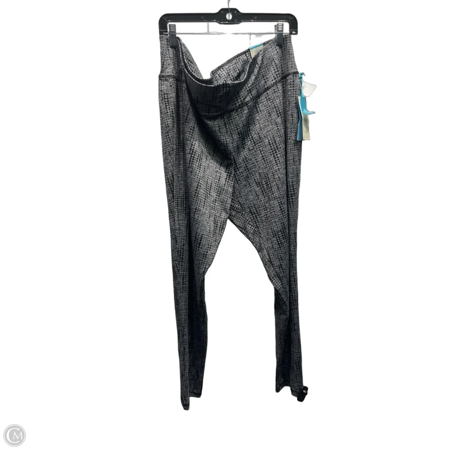Athletic Leggings By Livi Active In Black & Grey, Size: 22